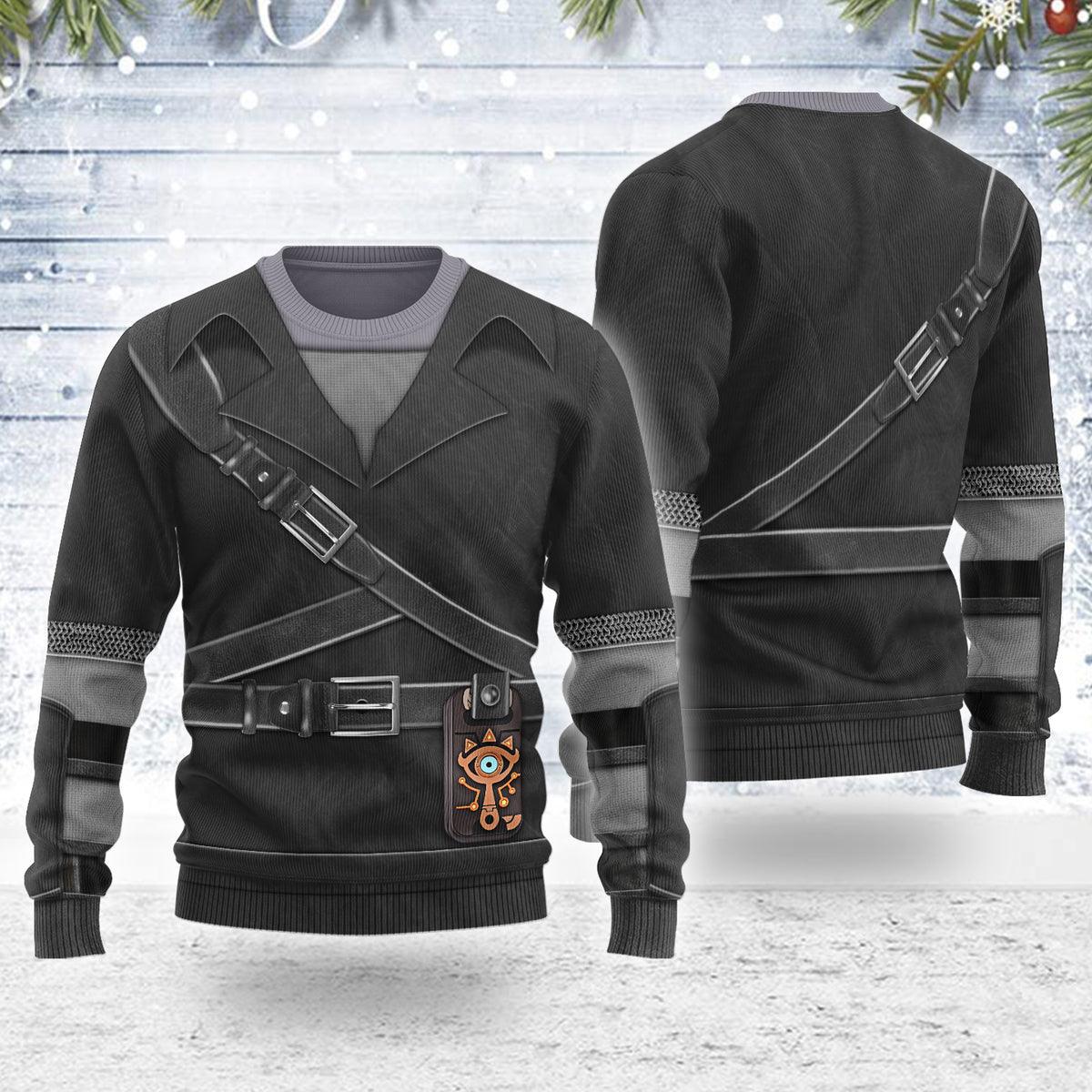 Dark Link Themed Costume Unisex Christmas Wool Sweater - Gearhomie.com