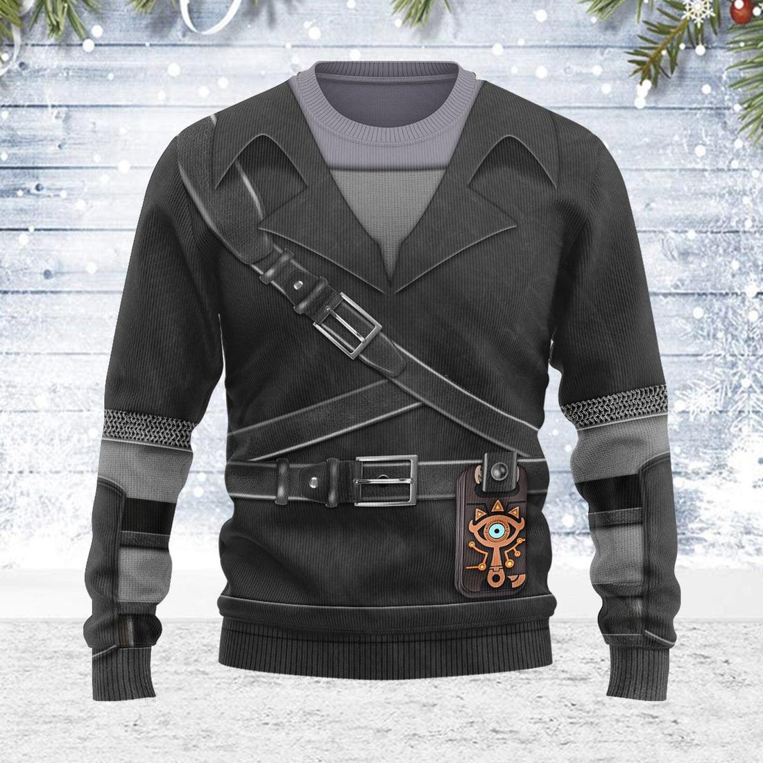 Dark Link Themed Costume Unisex Christmas Wool Sweater - Gearhomie.com