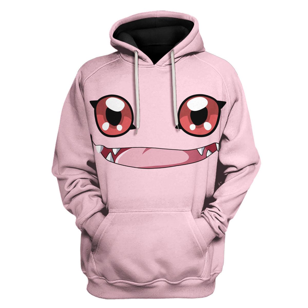 Digimon Adventure Koromon Hoodie T-shirt Sweatpants Cosplay - DucG