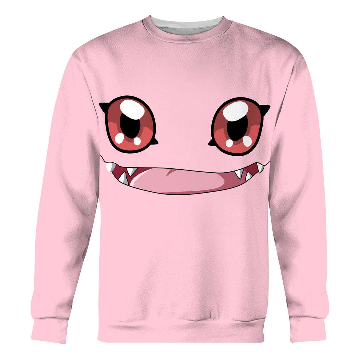 Digimon Adventure Koromon Hoodie T-shirt Sweatpants Cosplay - DucG