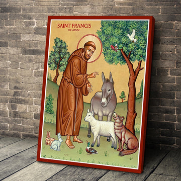 YMskins Canvas Saint Francis And The Animals