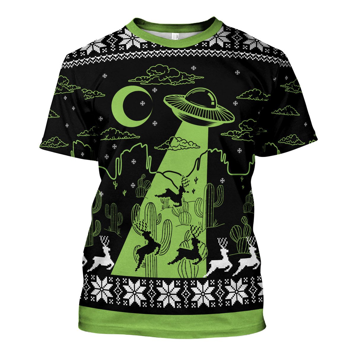 YMskins Tops Pullover Sweatshirt UFO Holographic 3D Apparel