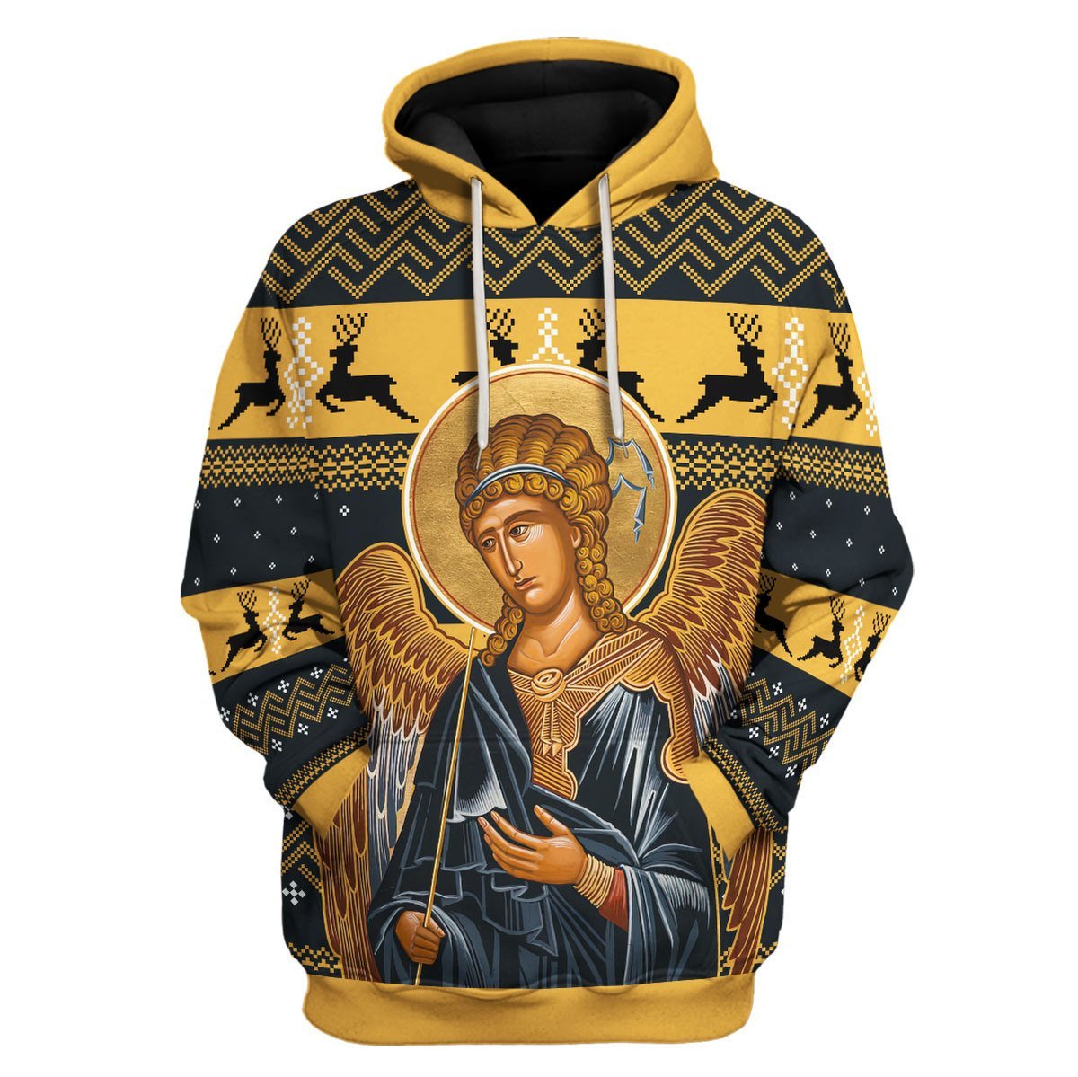 YMskins Unisex Tops Pullover Sweatshirt St. Archangel Gabriel 3D Apparel