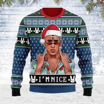 YMskins Ugly Christmas Sweater Pretty Fly For A White Guy Meme 3D Apparel