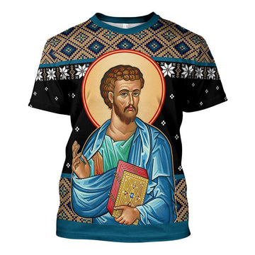 YMskins Unisex T-shirt St. Luke 3D Apparel