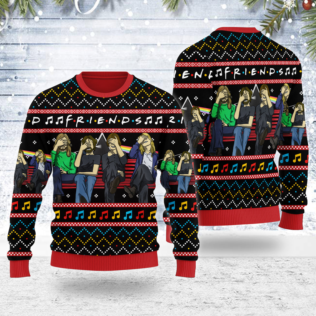 YMskins Ugly Christmas Sweater Friends Christmas 3D Apparel