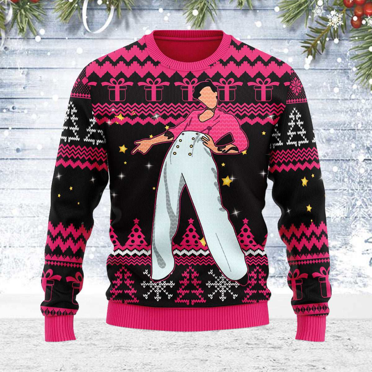 YMskins Ugly Christmas Sweater Harry Fine 3D Apparel