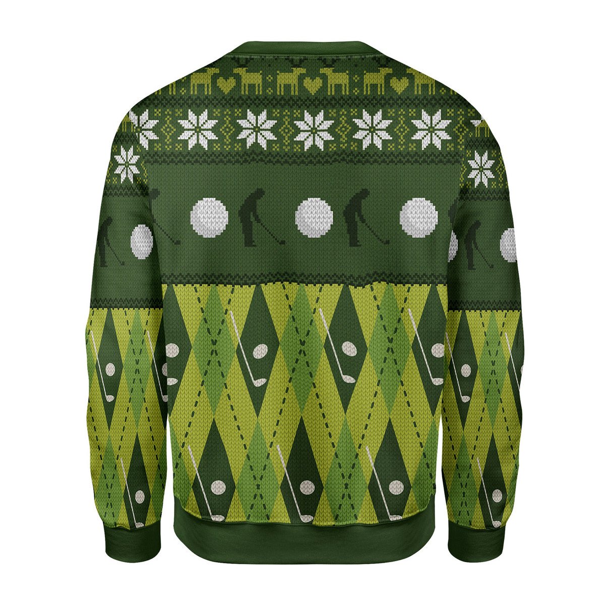 YMskins Ugly Sweater Best Papa By Par Ugly Christmas 3D Apparel