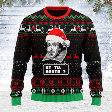 YMskins Ugly Christmas Sweater Et Tu Brute 3D Apparel