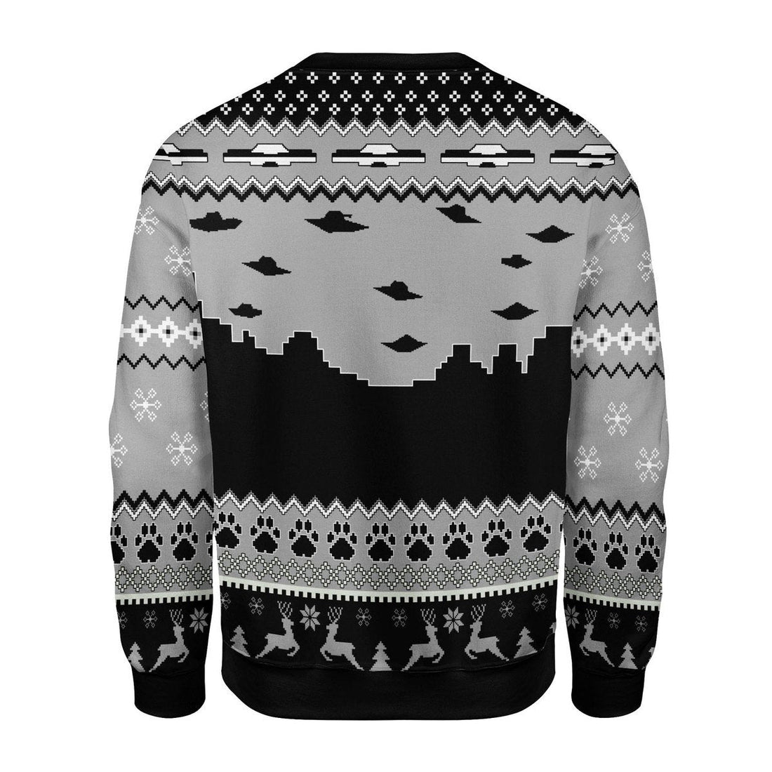 YMskins Unisex Sweatshirt UFO Happy Dog 3D Apparel
