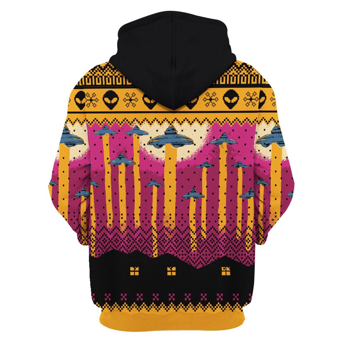 YMskins Tops Pullover Sweatshirt Aliens Take Me Away UFO 3D Apparel