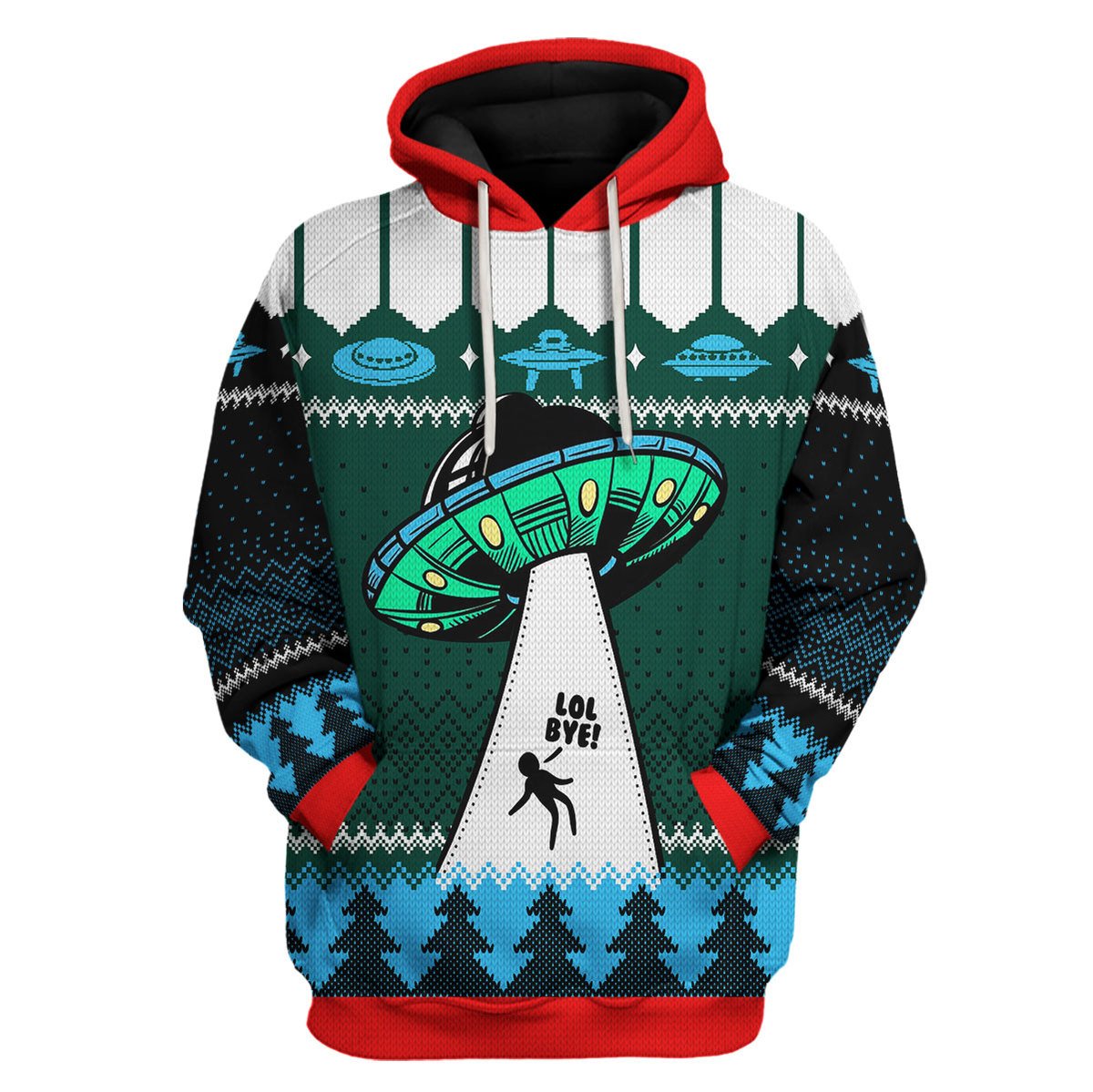 YMskins Tops Pullover Sweatshirt LOL Bye 3D Apparel