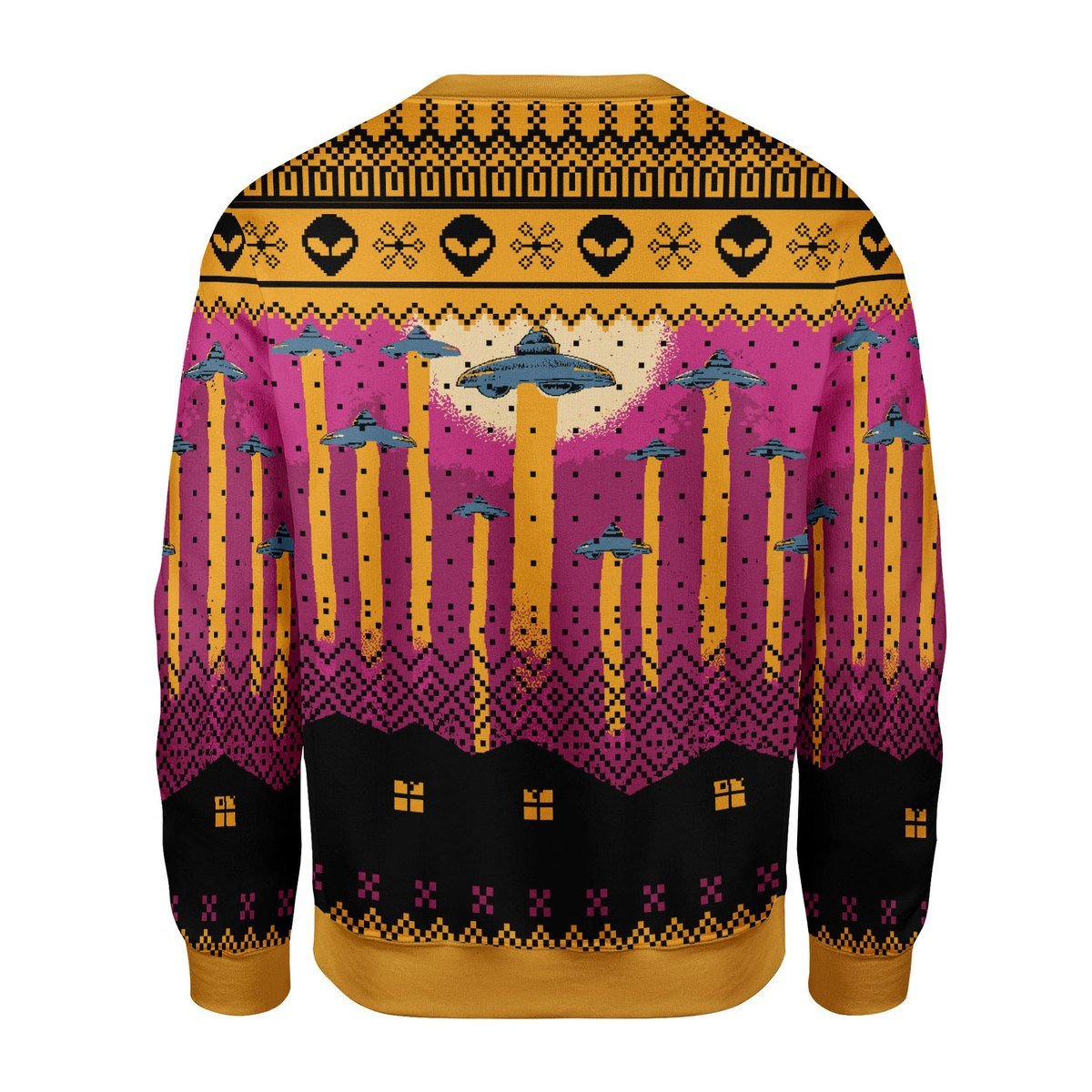 YMskins Unisex Sweatshirt Aliens Take Me Away UFO 3D Apparel