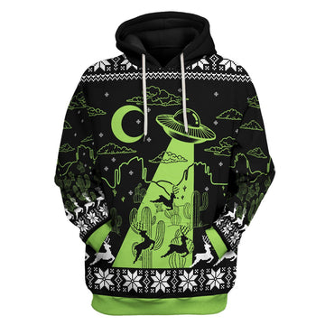 YMskins Tops Pullover Sweatshirt UFO Holographic 3D Apparel