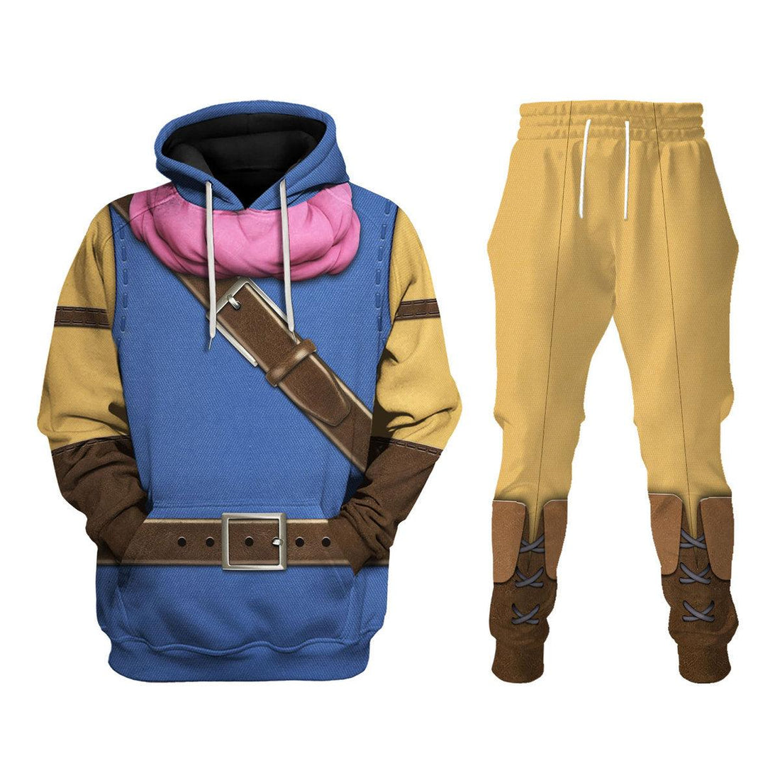 Dragon Quest Erdrick Hoodie T-shirt Sweatpants Cosplay - DucG