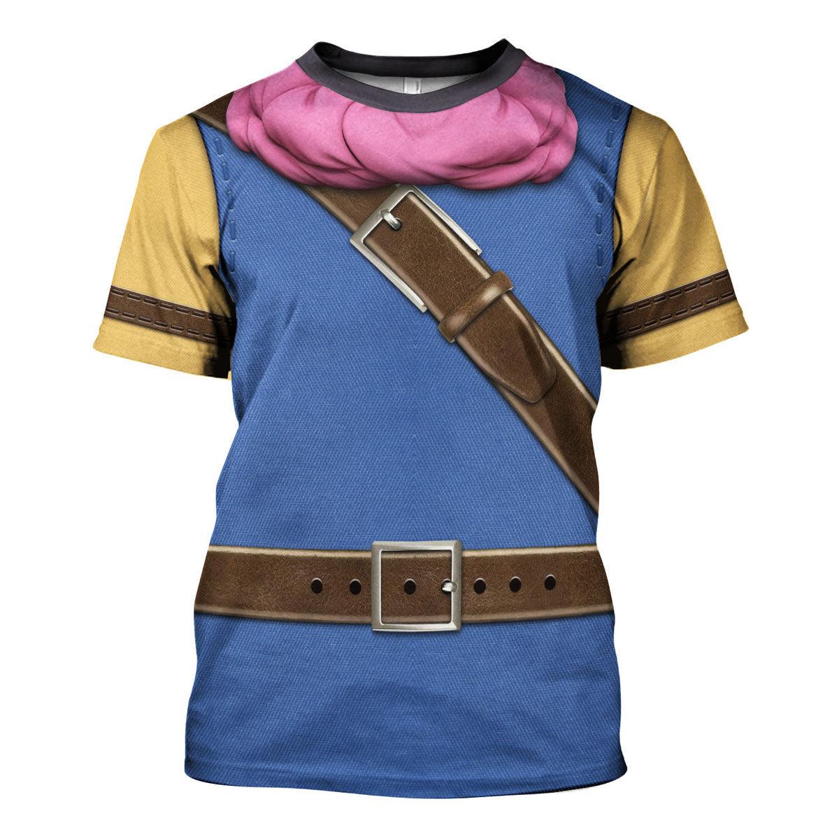 Dragon Quest Erdrick Hoodie T-shirt Sweatpants Cosplay - DucG