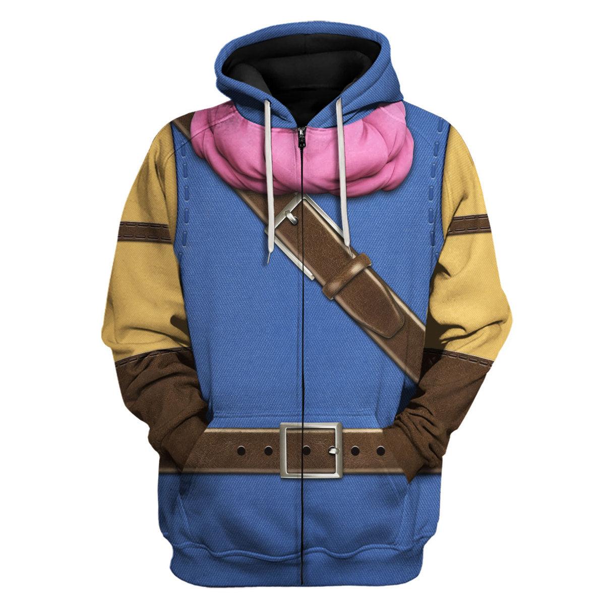 Dragon Quest Erdrick Hoodie T-shirt Sweatpants Cosplay - DucG