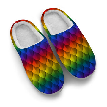 Dragon Scale Colorful Slippers - DucG