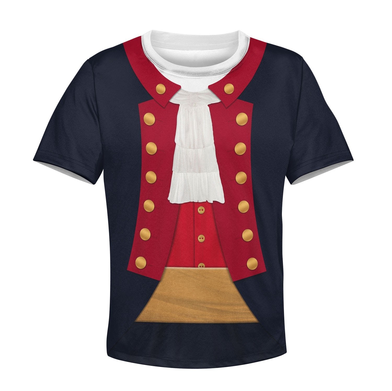John Paul Jones Revolutionary War Uniform Kid Kid T-Shirt / Toddler 2T Qm1410