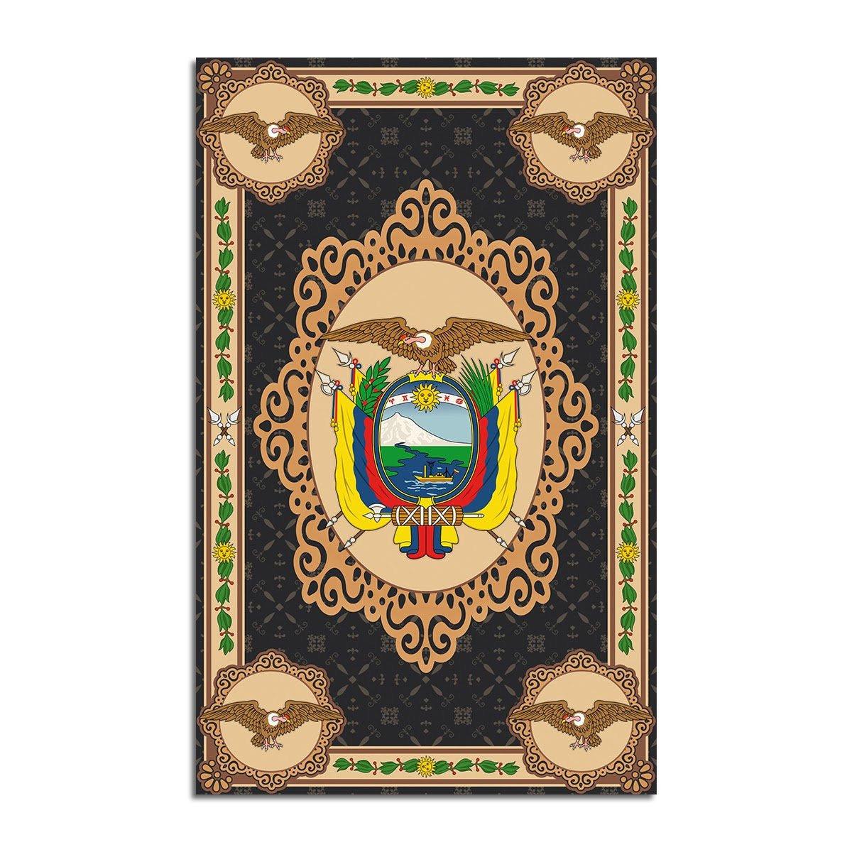 Ecuador Coat Of Arms Rug - DucG