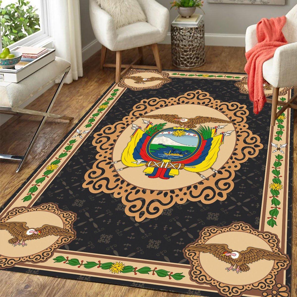 Ecuador Coat Of Arms Rug - DucG