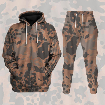 Eichenlaubmuster (Oak leaf A) World War II German Camo Pattern - DucG