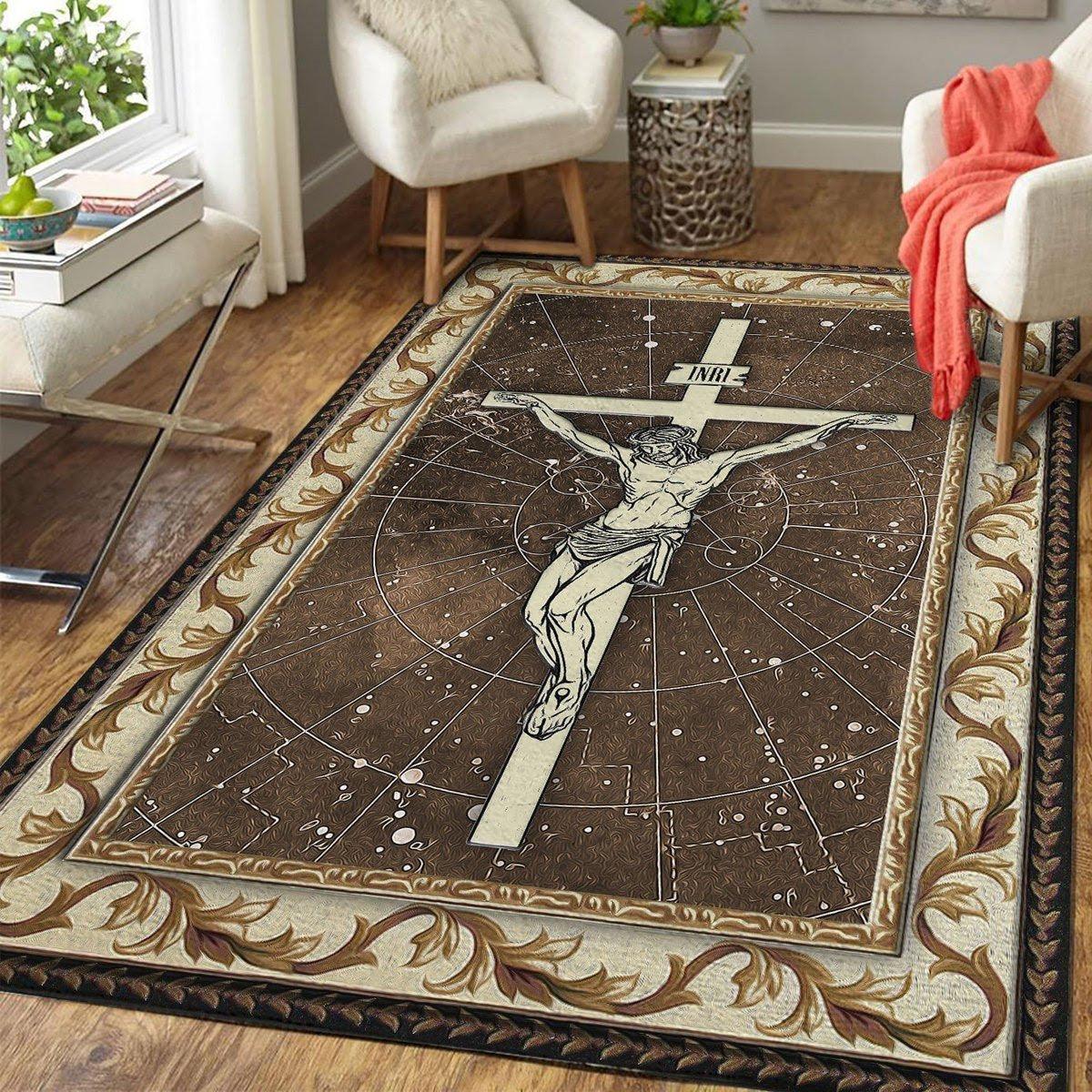 Faith In God Begins Rug - DucG