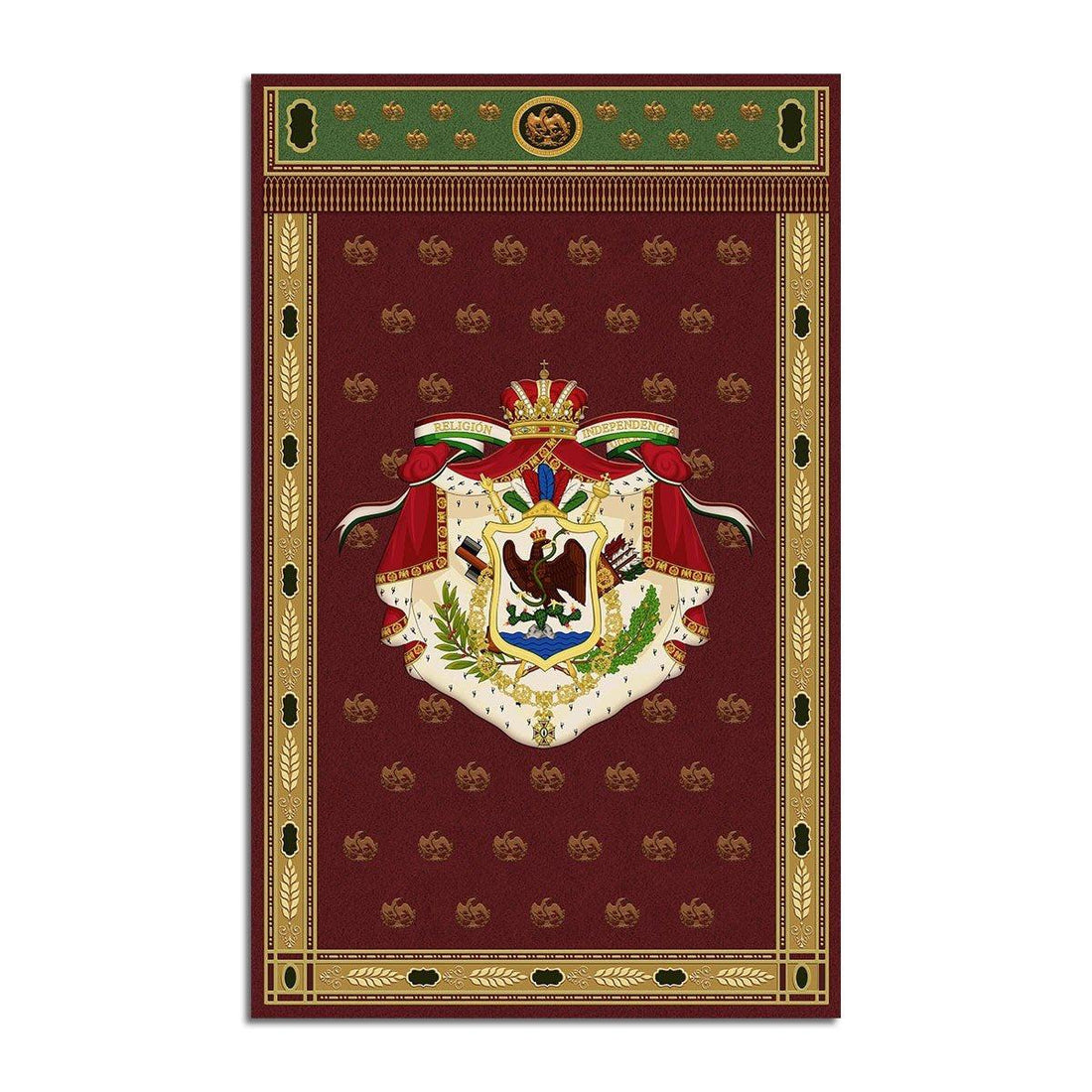 First Mexico Coat of Arms Rug - DucG
