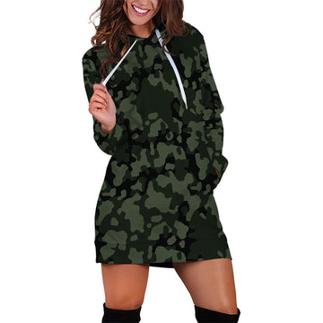 Flecktarn Darkgreen Dress Hoodie - OodieGang