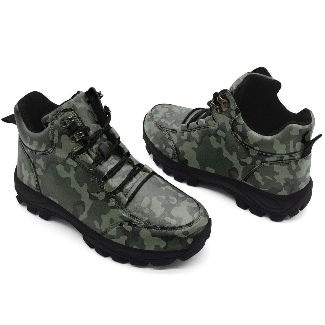 Flecktarn Darkgreen Hiking Shoes - OodieGang