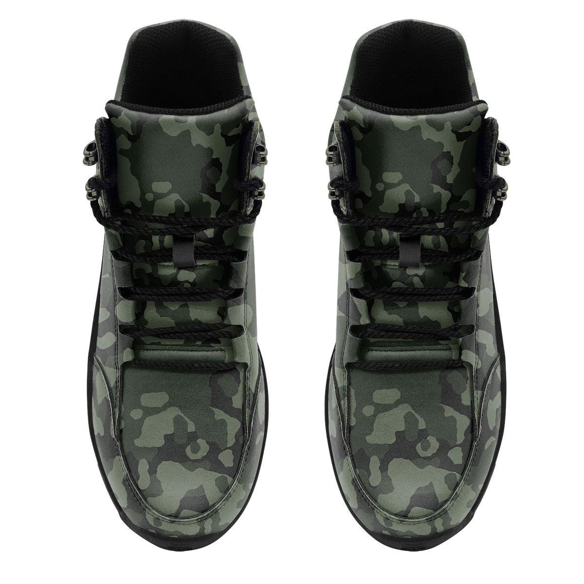 Flecktarn Darkgreen Hiking Shoes - OodieGang