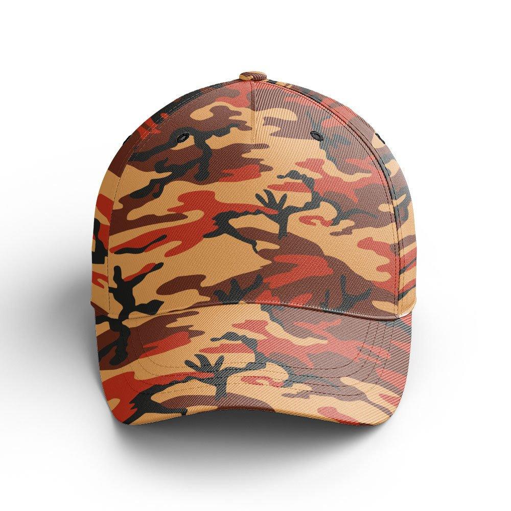 Flecktarn Red Brown German WWII Camo Patterns Cap - DucG