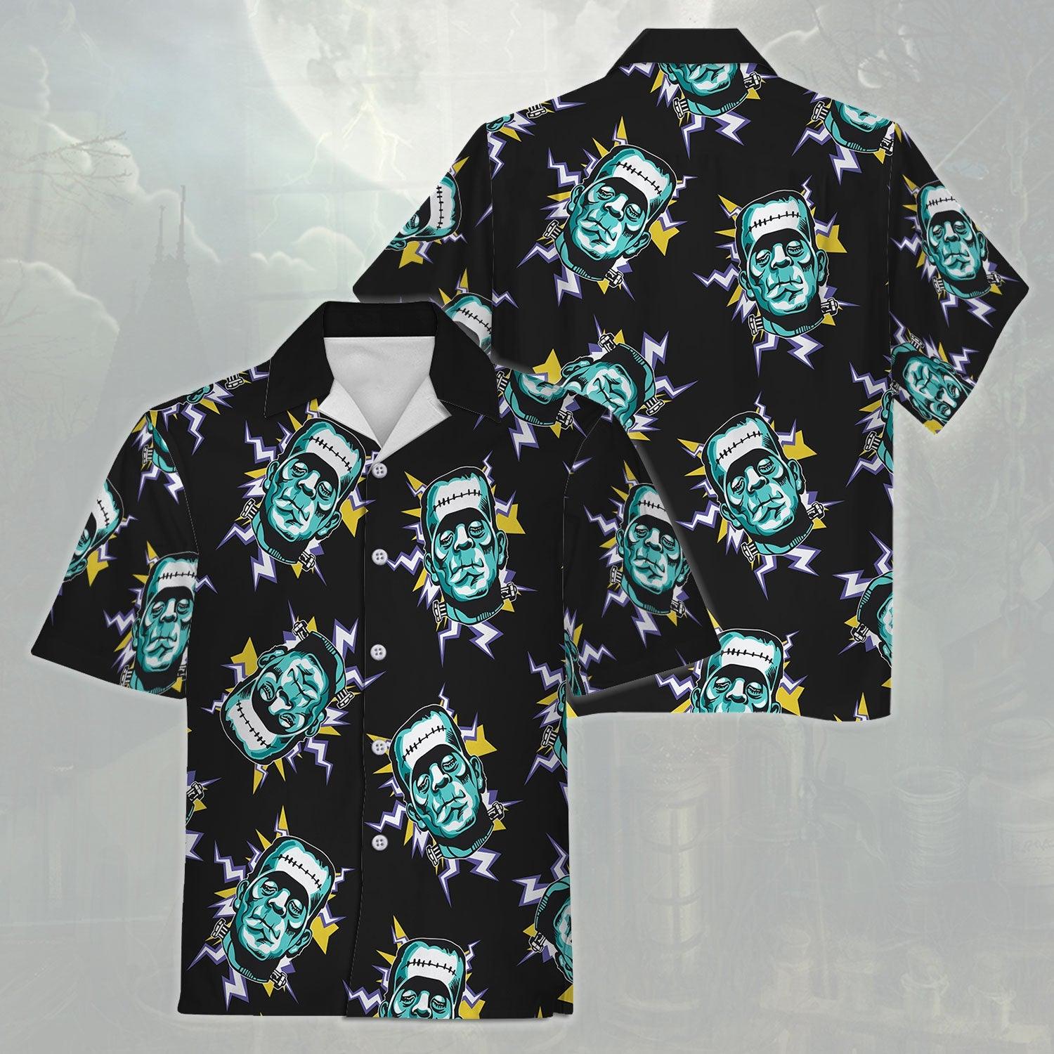 Frankenstein Hawaiian Shirt 3D Shirt For Unisex - Gearhomie.com