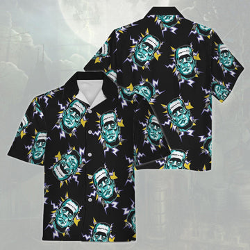 Frankenstein Hawaiian Shirt 3D Shirt For Unisex - Gearhomie.com