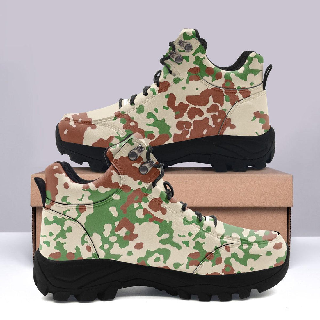 French Experiment Flecktarn Hiking Shoes - OodieGang