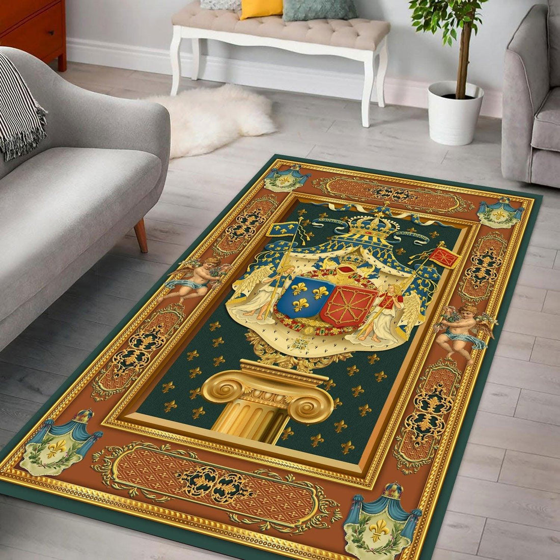 French King Louis XV Rug - DucG