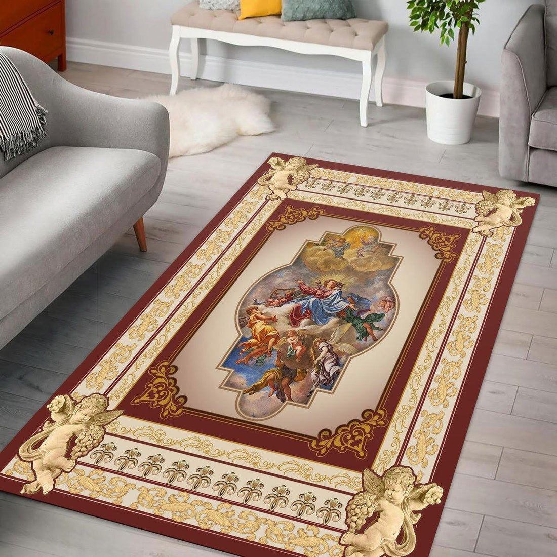 Fresco Painting Rug - DucG