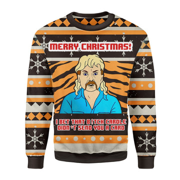 YMskins Christmas Sweater I Bet That B!tch Didn't Send You A Card 3D Apparel