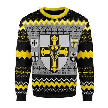YMskins Christmas Sweater Grand Master Of The Teutonic Order 3D Apparel