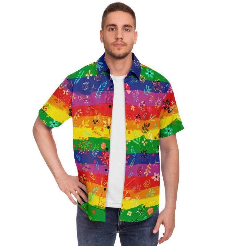 Gay Flower Hawaiian Shirt - DucG