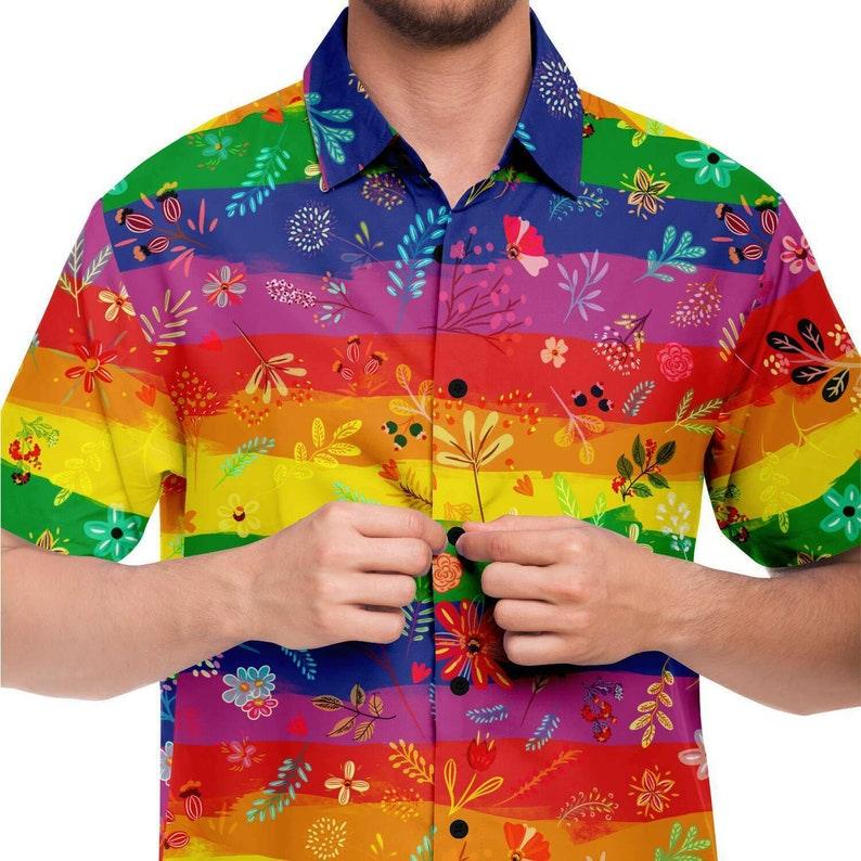 Gay Flower Hawaiian Shirt - DucG