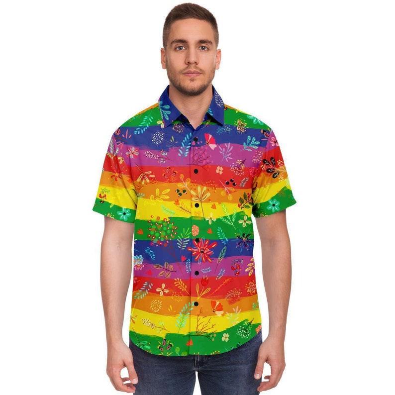 Gay Flower Hawaiian Shirt - DucG