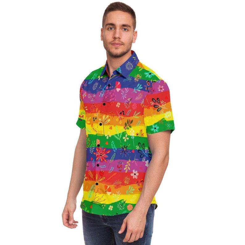 Gay Flower Hawaiian Shirt - DucG