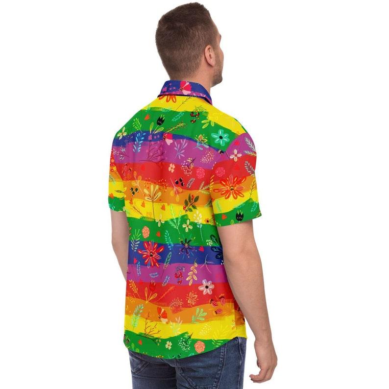 Gay Flower Hawaiian Shirt - DucG