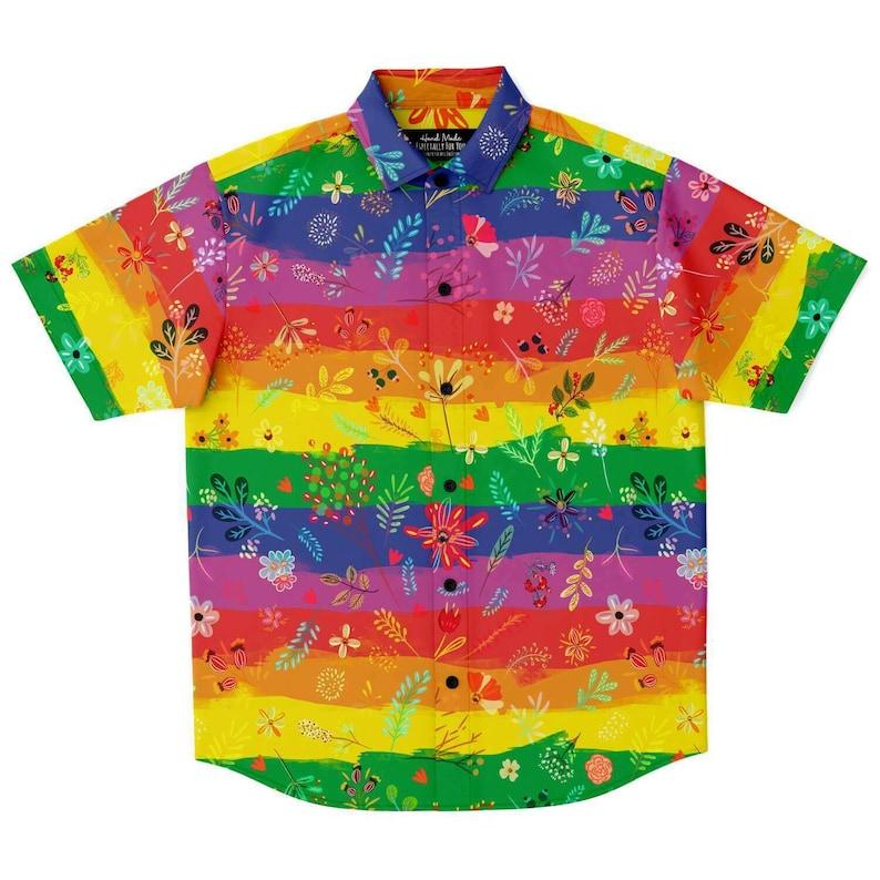 Gay Flower Hawaiian Shirt - DucG
