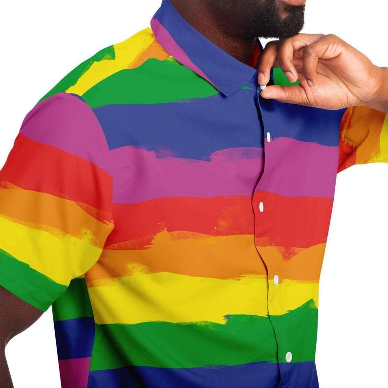 Gay Pride Hawaiian Shirt - DucG
