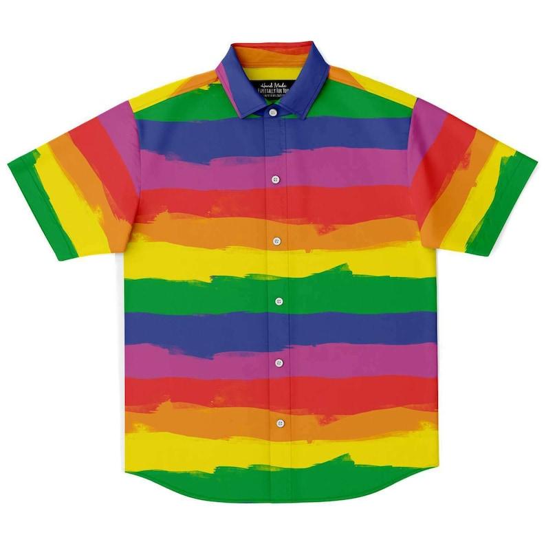 Gay Pride Hawaiian Shirt - DucG