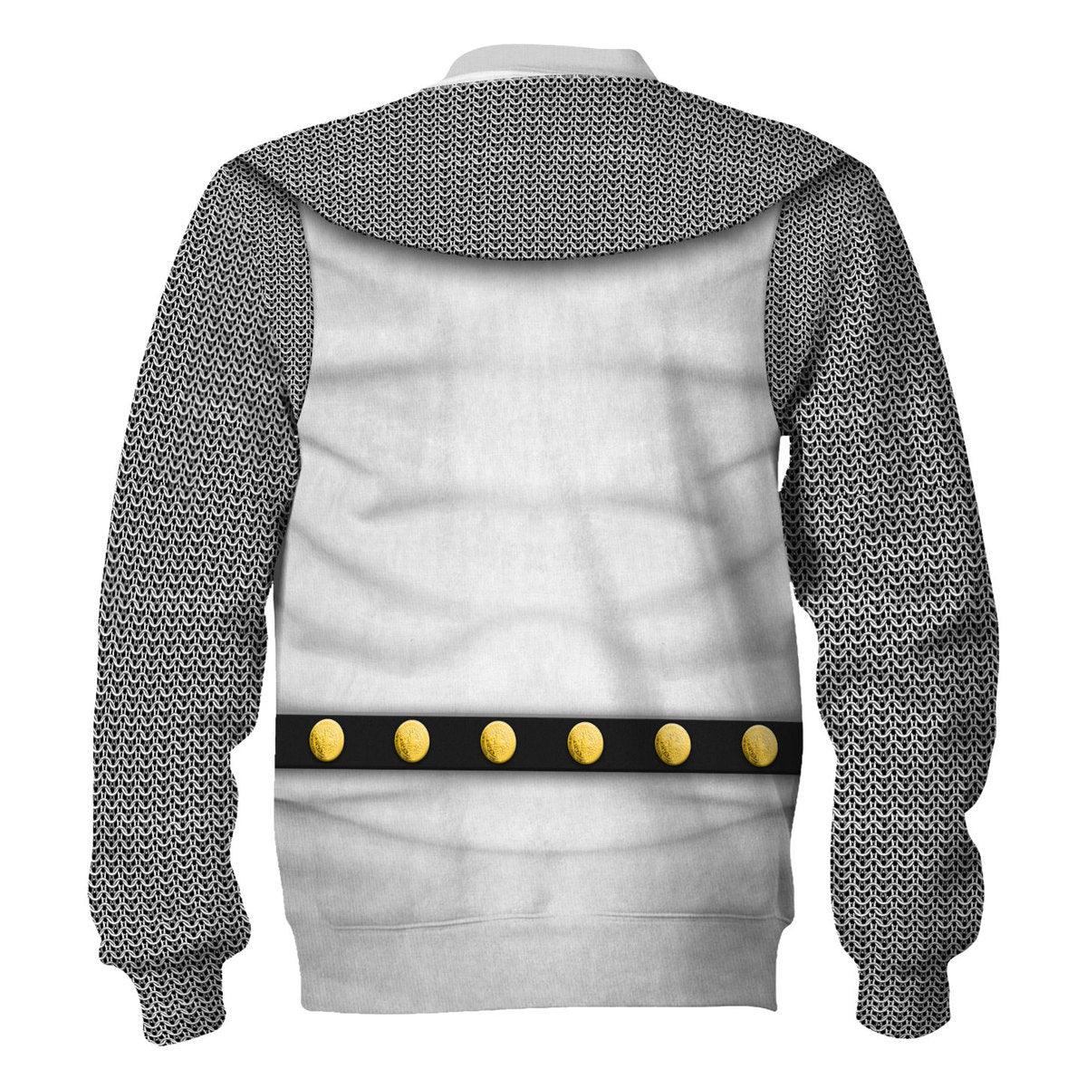 Gearhomie 1189-1192 English Templar Knights Costume Hoodie Sweatshirt T-Shirt Tracksuit - Gearhomie.com