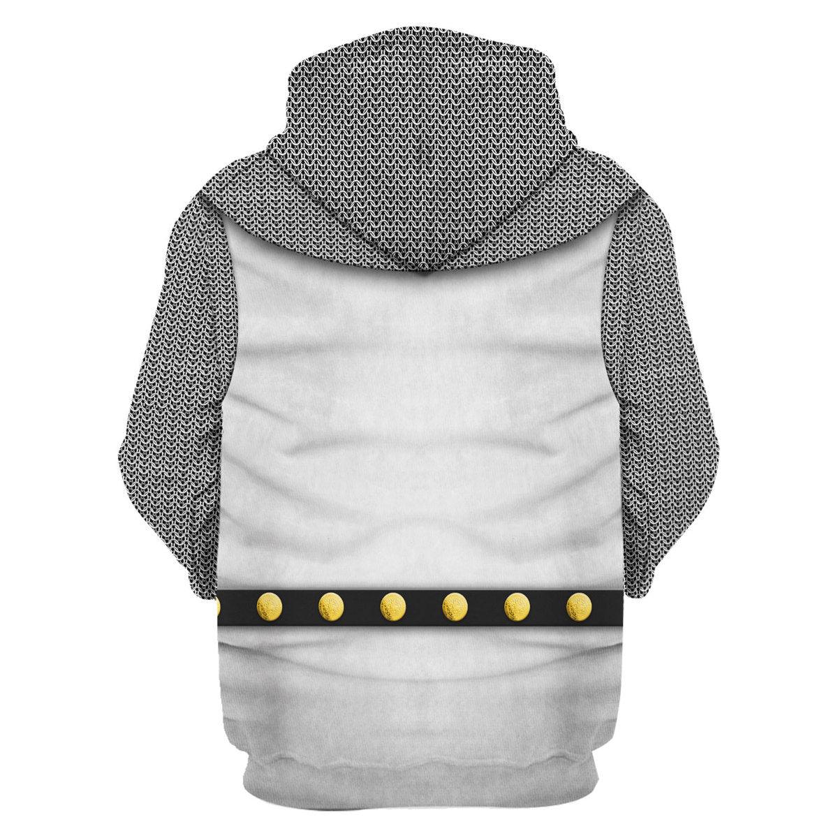 Gearhomie 1189-1192 English Templar Knights Costume Hoodie Sweatshirt T-Shirt Tracksuit - Gearhomie.com