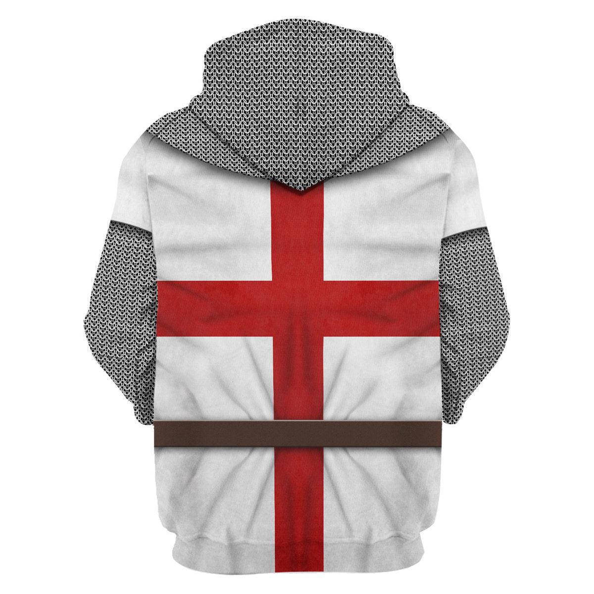 Gearhomie 1189-1192 Templar Knight-String Mail Costume Hoodie Sweatshirt T-Shirt Tracksuit - Gearhomie.com